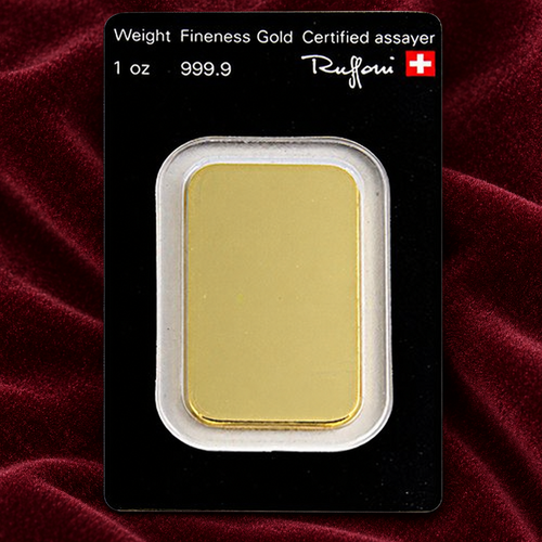1 oz Goldbarren Argor Heraeus