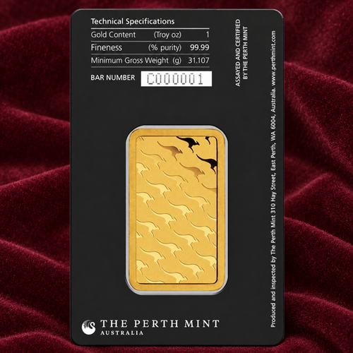 1 oz Goldbarren Perth Mint