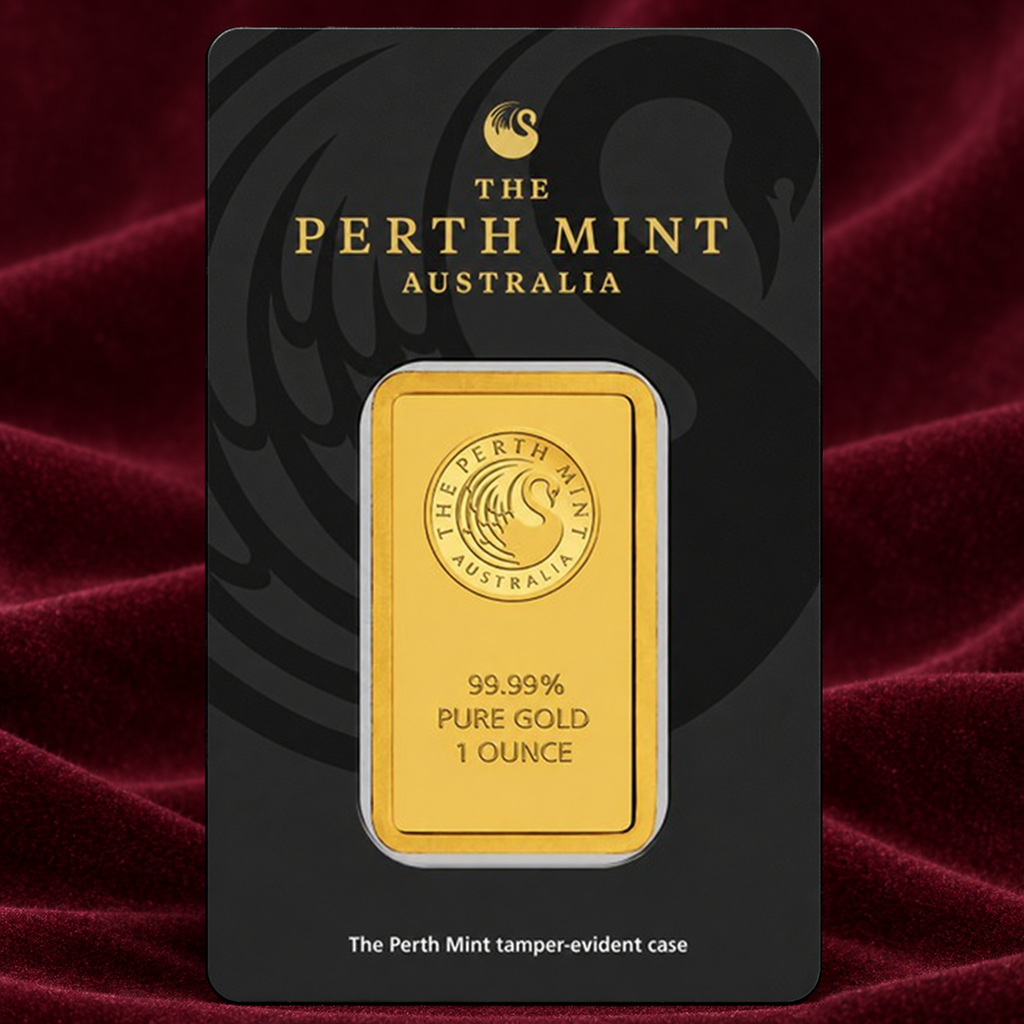 1 oz Goldbarren Perth Mint