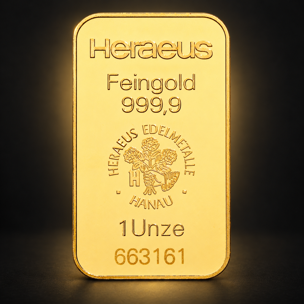 1 Unze Goldbarren – Hersteller nach Verfügbarkeit